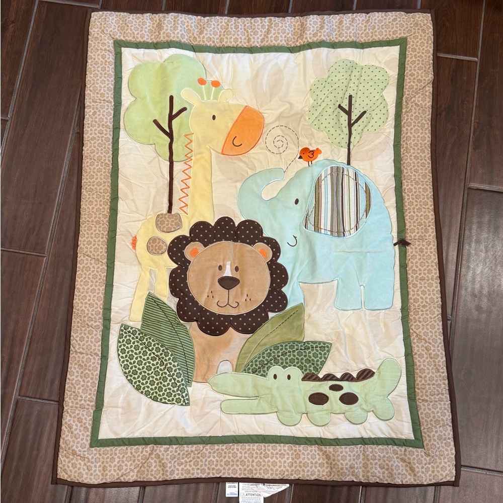 Carter's Jungle Friends Baby Quilt